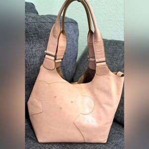 Tous Tan Leather Shoulder Bag